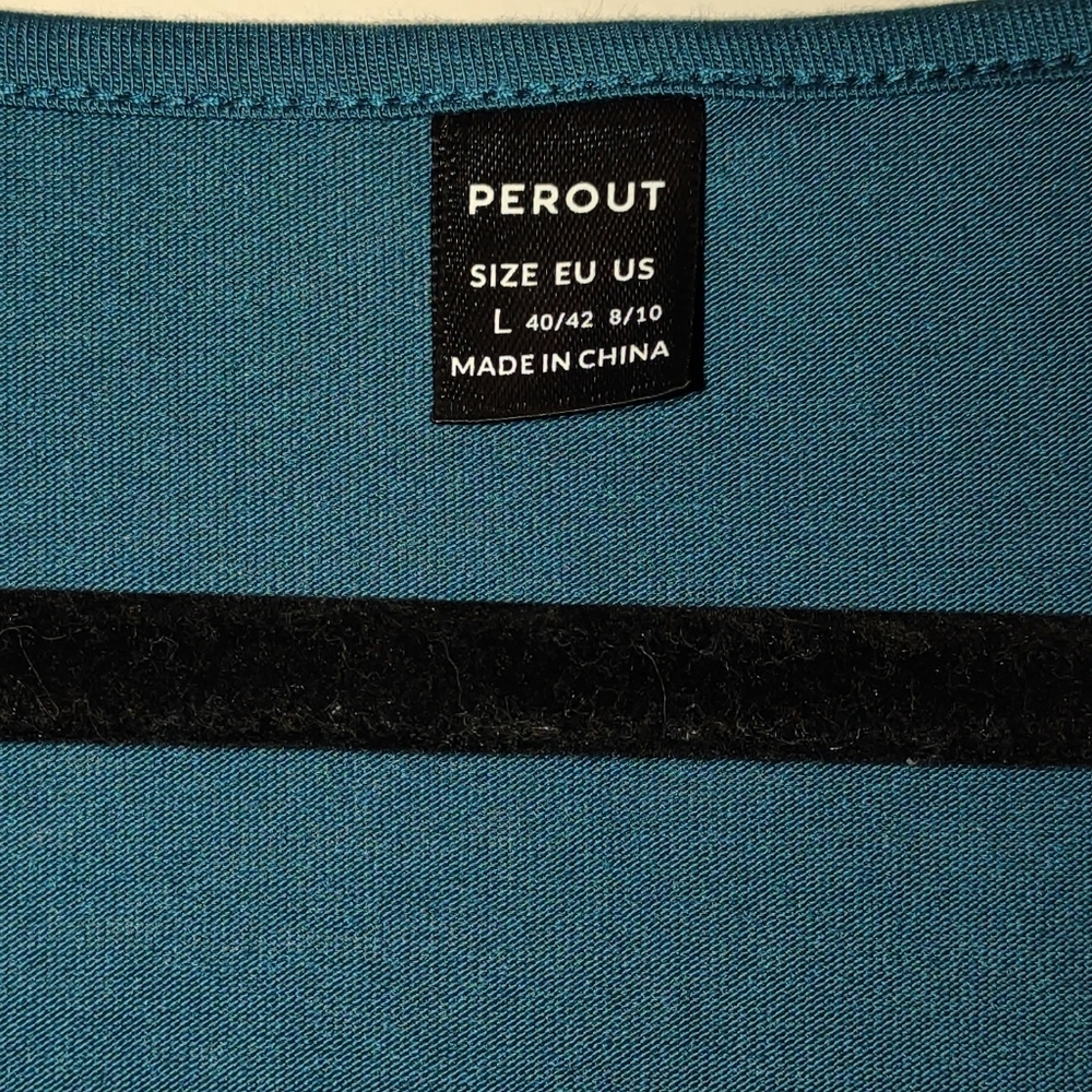 Women's short Sleeve, Teal, L - Picture 2 of 2